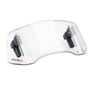 Deflecteur compatible avec pare brise Spoiler de Bulle Clip-On Puig 20764W clair