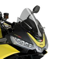 Pare-brise racing Z compatible avec Aprilia Tuono V4 Factory 21 Puig 20794H Bulle gris fumé