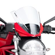 Tourenscheibe passend für Ducati Monster 1100 / 796 / 696 klar Windschutzscheibe Puig 5650W