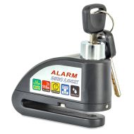 Bremsscheibenschloss Alarm 110dB Tourtecs Diebstahlschutz Motorrad schwarz_1
