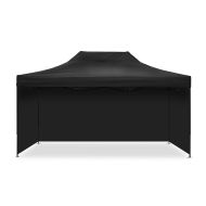 Pavillion pliable 3x4,5m Tourtecs Pavillon pliable pour la piste de course le noir