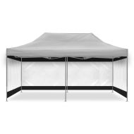 4 Parois compatible avec pavillon / parois latérales compatible avec Pavillion pliable 3x6m transparent Tourtecs