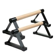 Indoor Calisthenics Holz Griffe Divit IC1 Gymnastik Parallettes schwarz