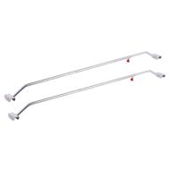 2x Supports de bâche compatible avec remorques à bâche plate Vanit support réglable 1140 mm