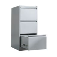 Metallschrank mit 3 Schubladen MS41 Divit Aktenschrank mit Schubladen grau