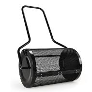 Épandeur de jardin 75L Divit épandeur de compost épandeur à gazon PL43 noir