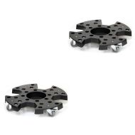 Set 2x Planche à roulettes RR1 Vanit chariot à pneus / manoeuvre pneu compatible avec le transport de pneus