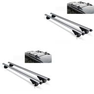 2 x Abschließbarer und verstellbarer Dachgepäckträger Auto Camping Vanit AVD1 Dachträger NEW