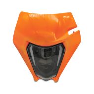 LED Scheinwerfer ECE + Lampenmaske passend für KTM 500 EXC / EXC-F XDURE SW1-OG