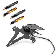 Set Kennzeichenhalter + 4x LED Blinker für Yamaha MT-07 / Tracer 700 Zaddox KZ4_1