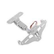 Kennzeichenhalter passend für Benelli BN 600 / TRK 502 / X Nummernschildhalter Zaddox NH2 silber