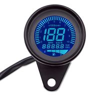 Motorrad Tachometer LCD Digital mit Drehzahlmesser Zaddox TRX
