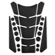 Motorrad Tankpad Set Zaddox TF2 Tankschutz Aufkleber universal schwarz