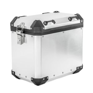 Alukoffer für Royal Enfield Himalayan Aluminium Seitenkoffer Bagtecs GX45 silber_1