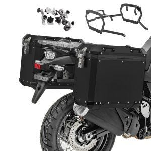 Alu-Koffer + Kofferträger für BMW R 1250 GS Adventure 19-21 Bagtecs GX38 schwarz_1