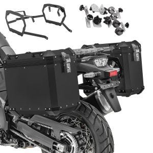 Alu-Koffer + Kofferträger für KTM 890 Adventure / R 2021 Bagtecs GX45 schwarz_1