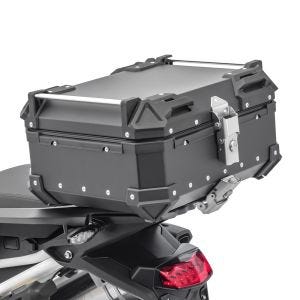 Motorrad Alu Top Case Bagtecs XB28 Aluminium Universal 28 Liter schwarz