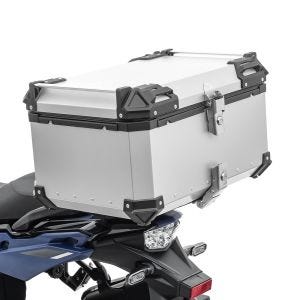 Motorrad Alu Top Case Bagtecs XB65 Aluminium Universal 65 Liter silber