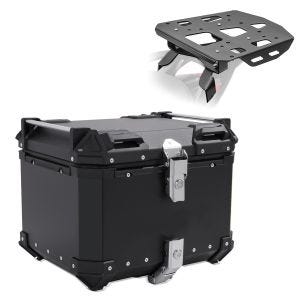 Set top case + Porte-bagages compatible avec Ducati Multistrada V4 / S 21-24 noir XB45