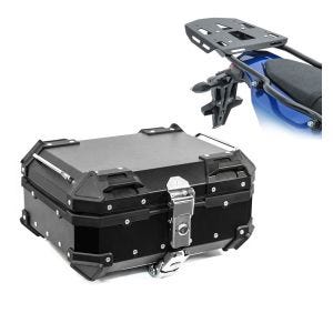 Set top case + Porte-bagages compatible avec Yamaha Tenere 700 19-24 noir Bagtecs XB22