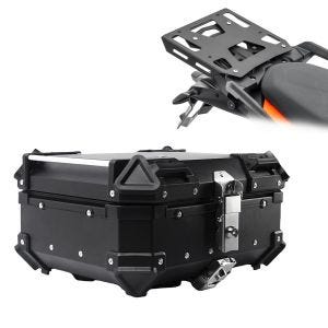 Set Topcase + Gepäckträger passend für KTM 1290 Super Adventure S / R 21-24 Bagtecs XB28 schwarz