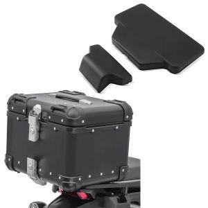Set top case moto aluminium 45L + dosseret passager Bagtecs XS45 noir