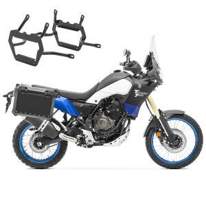 Valises laterales aluminium + supports pour Yamaha Tenere 700 / World Rally / Raid 19-24 Bagtecs XW30 noir