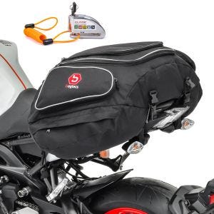 Set ST4 Hecktasche X50 und Alarm Bremsscheibenschloss für Honda NC 750 / 700 S / X Bagtecs_1