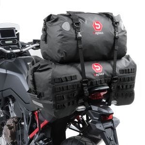 Motorrad Hecktasche Set Bagtecs SX70 + XF40 Volumen 110 L Dry Bag Wasserdicht_1