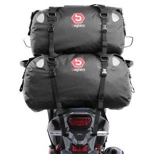 Motorrad Hecktasche Set Bagtecs XF60 + XF40 Volumen 100 L Dry Bag Wasserdicht_1