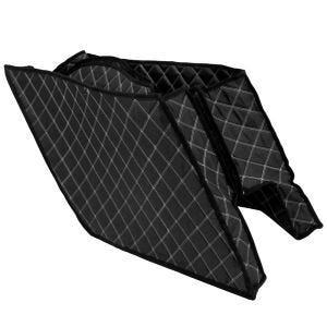 Innenverkleidung Seitenkoffer Stretched passend für Harley Davidson Touring 14-24 Craftride schwarz weiß