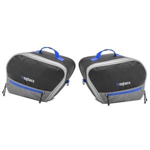 Bagtecs Innentaschen Set passend für Yamaha Tracer 9 / GT 21-24 passend für original Seitenkoffer Tour und City blau-schwarz