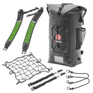 Motorrad Rucksack Hecktasche mit Rollverschluss Wasserdicht Bagtecs Drybag WPX DPLB6