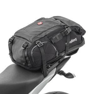 Motorrad Rucksack Bagtecs HX5 Hecktasche wasserdicht 45Ltr mit Helmhalterung DPLU1