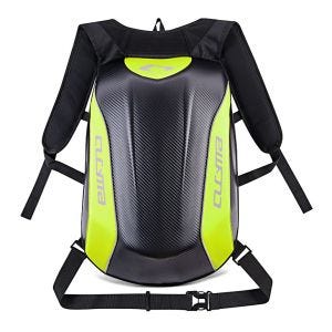 Hartschalen Rucksack Motorrad Bagtecs Carbon 30Ltr neon gelb DPLB