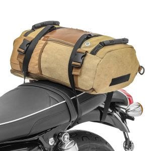 Motorrad Rucksack Canvas Craftride VG6 Vintage Hecktasche 28Ltr Retro braun DPLU