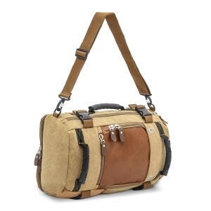 Motorrad Rucksack Canvas Craftride VG6 Vintage Hecktasche 28Ltr Retro braun DPLB