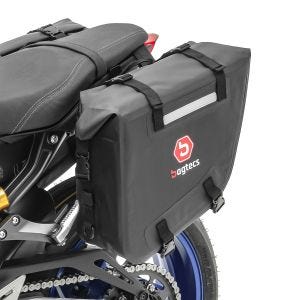 Motorrad Satteltaschen Wasserdicht Bagtecs WP6 2x15L Rollverschluss Seitentasche