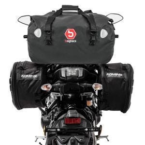 Motorrad Satteltaschen mit Hecktasche Bagtecs CRB + XF80 Drybag 140 L_1