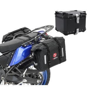 Satteltaschen WP8 Set für Yamaha Tenere 700 + Alu Topcase XB55 Bagtecs_1
