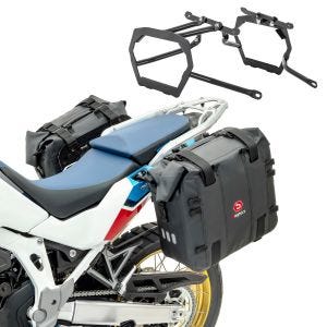 Sacoches latérales + supports compatible avec Suzuki V-Strom 800 / DE 23-25 cavalières Bagtecs XA32