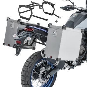 Valises latérales aluminium compatible avec BMW F 800 GS / Adventure 08-18 Namib 40l support Bagtecs