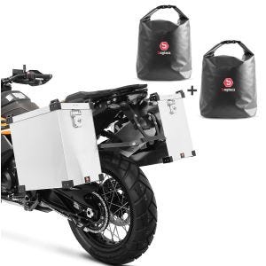 Set Alukoffer + Innentaschen für Suzuki V-Strom 1000 / XT Bagtecs Namib 2x 35L_1