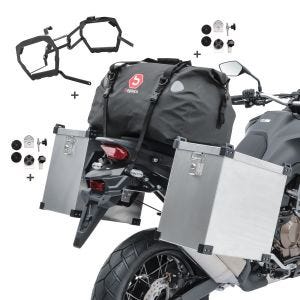 Alu Koffer Set für Honda Africa Twin CRF 1000 L 18-19 Namib80 + Hecktasche Bagtecs_1