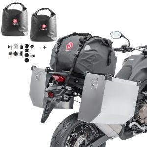 Set Alukoffer Atlas M2 2x41l für BMW G 310 GS / R + Hecktasche + Innentaschen_1