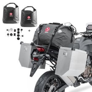Set Alukoffer Atlas M3 36-41l für BMW G 310 GS / R + Hecktasche + Innentaschen_1