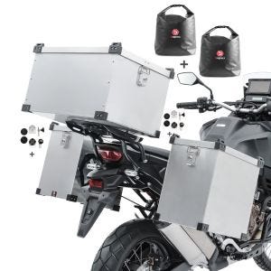 Set Alukoffer Namib M13 2x35L für KTM 690 Enduro/ R + Topcase 60l + Innentaschen_1
