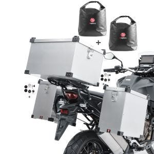 Set Alukoffer Namib M15 35-40l für KTM 690 Enduro/ R + Topcase 60l + Innentaschen_1