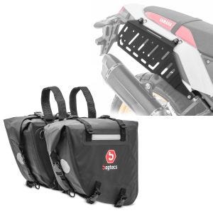 Set Sacoches laterales WP6 + Supports latéraux adapté à Yamaha Tenere 700 19-24 Bagtecs TW18 DPL2