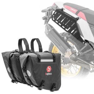 Set Sacoches laterales WP6 + Supports latéraux adapté à Yamaha Tenere 700 19-24 Bagtecs TW18 DPL3